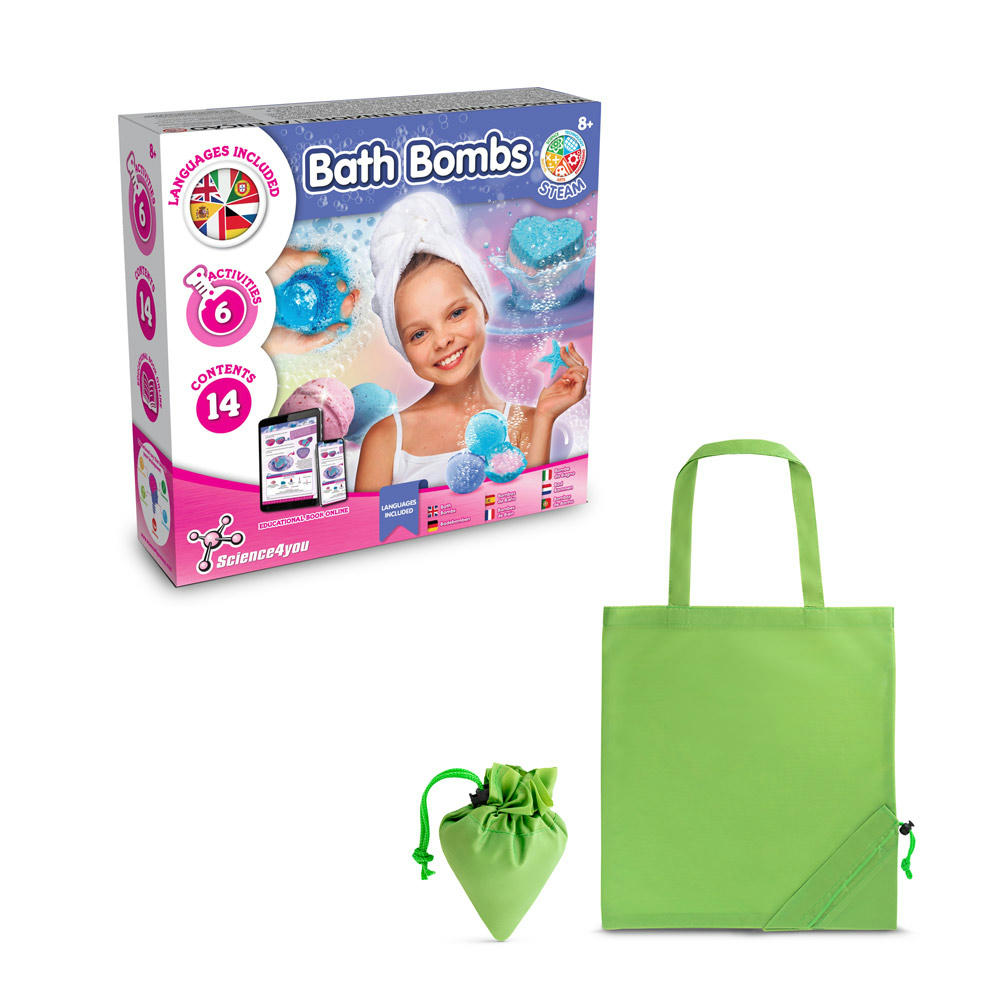 Bath Bombs Kit V. Lernspiel lieferung inklusive einer faltbaren geschenktasche aus 190T