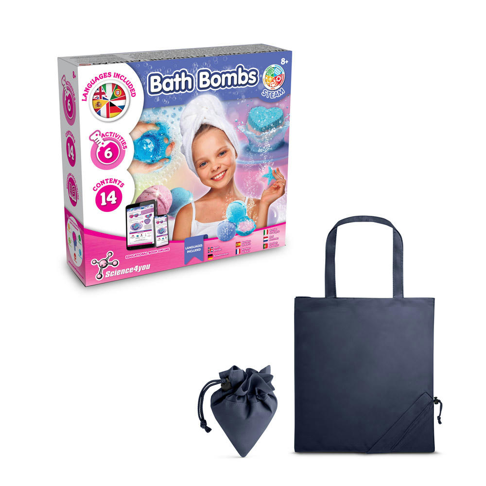 Bath Bombs Kit V. Lernspiel lieferung inklusive einer faltbaren geschenktasche aus 190T