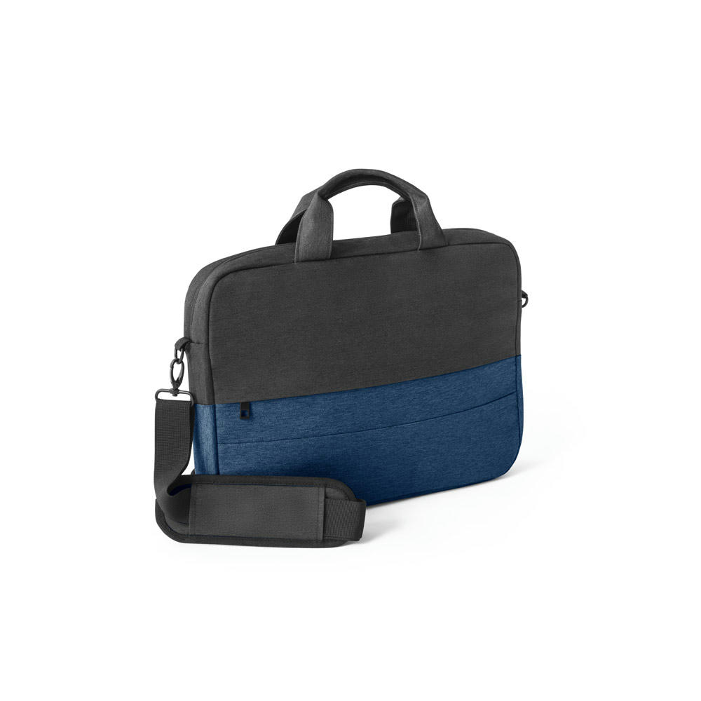 GENOA. Gepolsterte Laptoptasche aus hochdichtem, recyceltem 600D-Polyester 15“