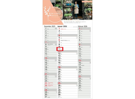 3-Monatskalender Spectrum 3 Bestseller (Einblatt)
