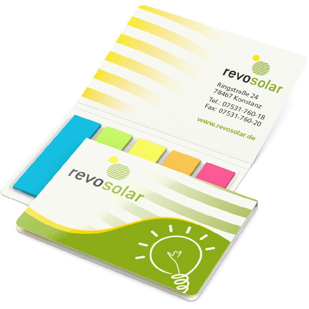 Haftmarker-Set Memo-Card Papiermarker Recycling