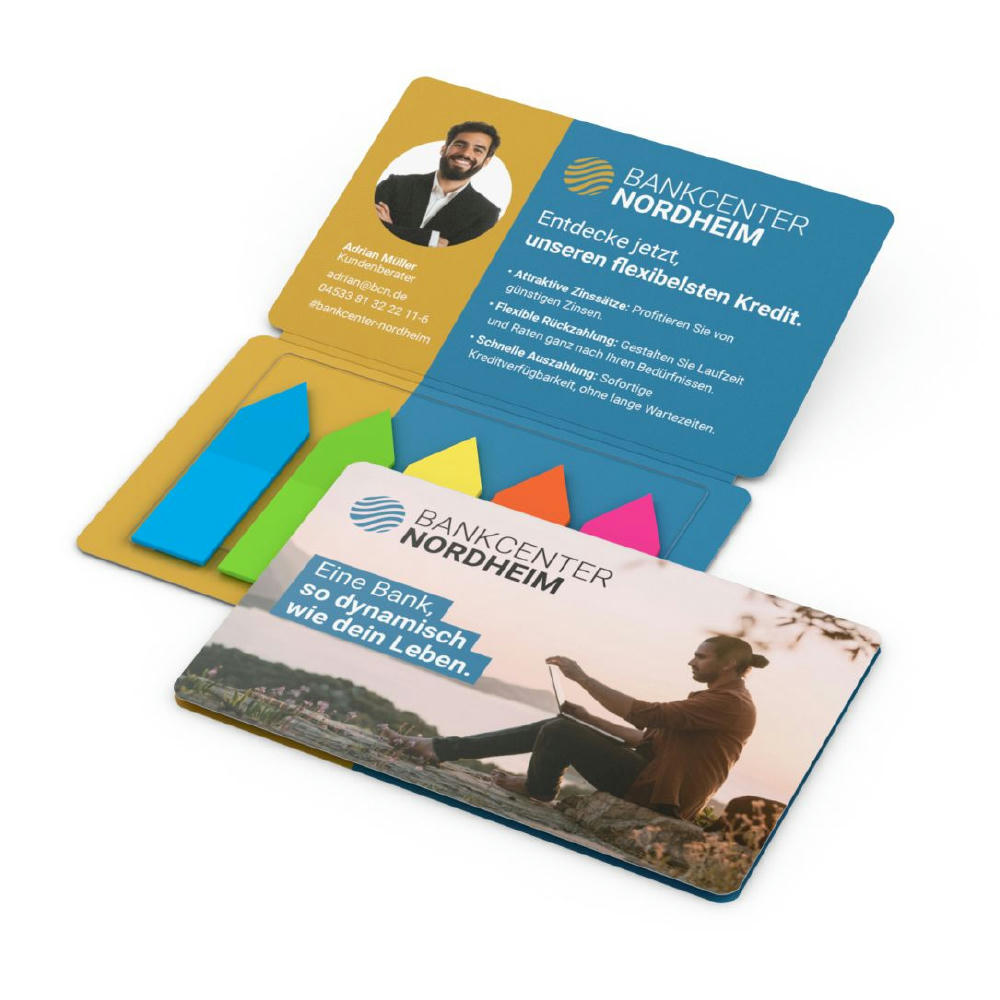 Haftmarker-Set Multi-Card Bestseller, mikroperforierter Umschlag