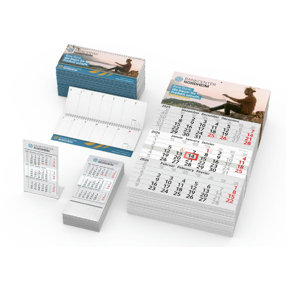 Werbe-Spar-Set Kalender Bestseller