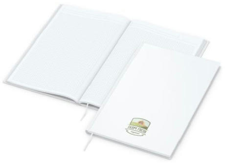 Notizbuch Note-Book Ecken spitz Hardcover matt-farbig