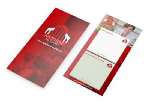Haftnotiz-Karte Note-Card 2 Haftnotizblöcke 72 × 72 mm Trägerkarte