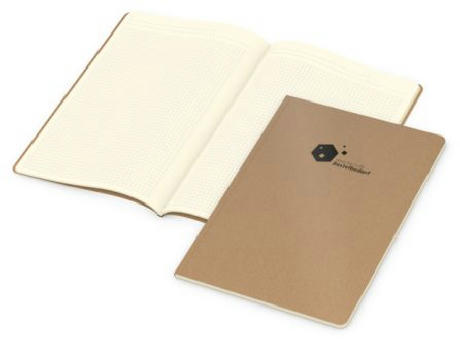 Notizbuch Copy-Book Seiten cremefarben Naturkarton-Softcover farbig