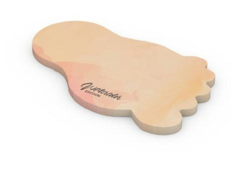 Haftnotizblock Form 125 × 72 mm formgestanzt