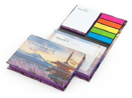 Haftnotiz-Set Wien Innenteil schwarz 100/25 Haftzettel