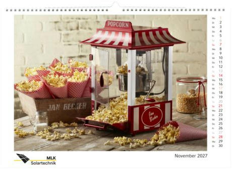 Personalisierter Bildkalender MagicPix Panorama Wandkalender groß