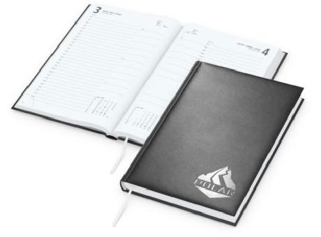 Tageskalender Advance Mo.–So. je 1 Seite Kunstleder-Hardcover