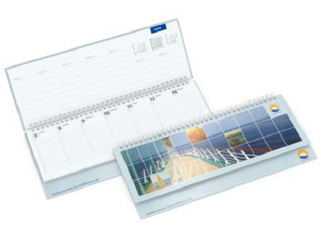 Tisch-Querkalender Master 1 Woche = 2 Seiten 8–21 Uhr