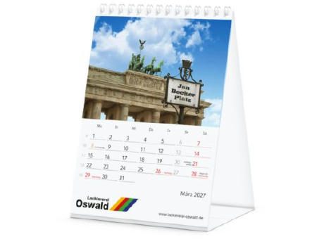 Personalisierter Bildkalender MagicPix Table Hoch Tischkalender hoch
