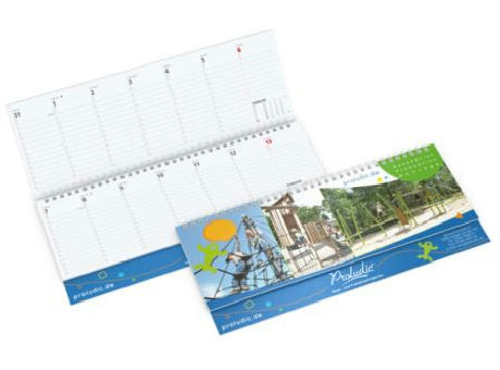 Tisch-Querkalender Signal 1 Woche = 1 Seite 8–20 Uhr