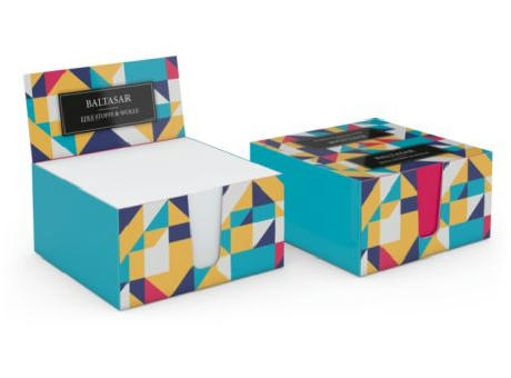 Notizzettel-Box Memo-Box 450 Zettel weiß Karton-Box individuell bedruckt