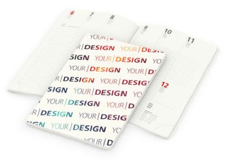 Wochenkalender Prestige-Flexx RECYCLING A5 Naturkarton-Softcover individuell
