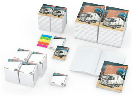 Spar-Set Soft-Notes 300 Haftnotizen Notizbücher mit Softcover