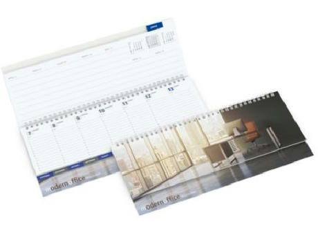 Tisch-Querkalender Master Monatsregister EXPRESS 1 Woche = 2 Seiten 8–21 Uhr