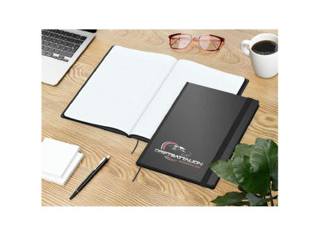 Notizbuch Hardcover Black-Book Ausstattung schwarz