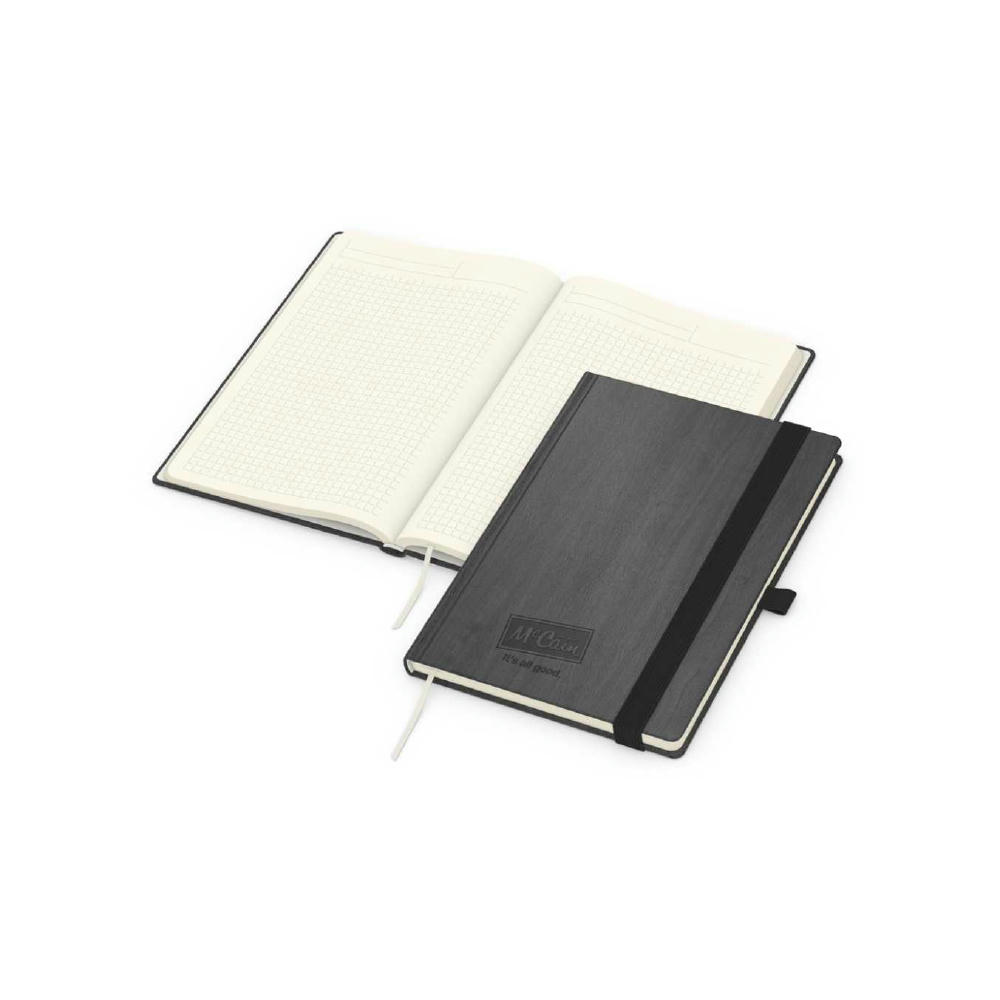Notizbuch Mind-Book Kunstleder-Hardcover genarbt-farbig