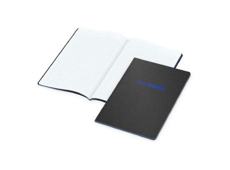 Notizbuch Tablet-Book Farbschnitt Naturkarton-Softcover schwarz
