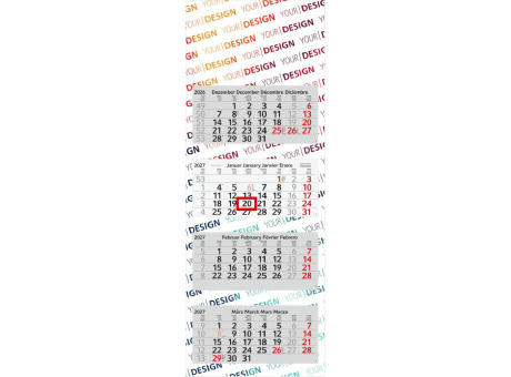 4-Monatskalender Mehrblock Profil 4 Recycling-Kalendariumspapier Schrift leicht