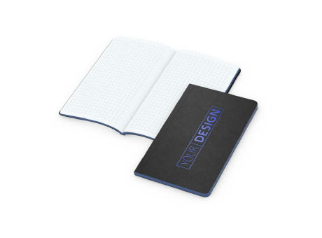 Notizbuch Tablet-Book Farbschnitt Naturkarton-Softcover schwarz