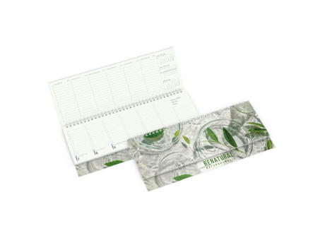 Tisch-Querkalender Compact Recycling-Kalendariumspapier 1 Woche = 2 Seiten