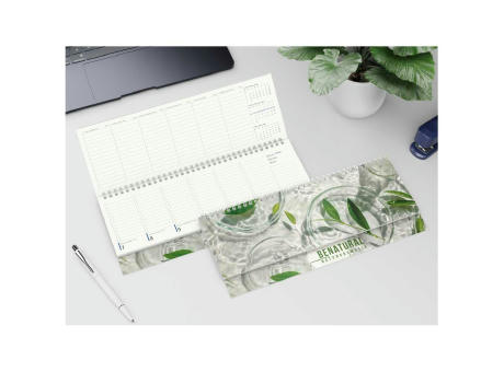 Tisch-Querkalender Compact Recycling-Kalendariumspapier 1 Woche = 2 Seiten