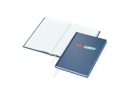 Notizbuch Note-Book Ecken spitz Hardcover matt-farbig