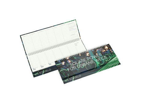 Tisch-Querkalender Compact Recycling-Kalendariumspapier 1 Woche = 2 Seiten