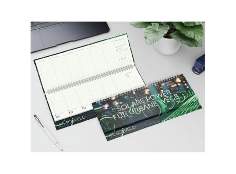 Tisch-Querkalender Compact Recycling-Kalendariumspapier 1 Woche = 2 Seiten