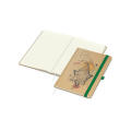 Notizbuch Match-Book Naturpapier-Hardcover individuell bedruckt