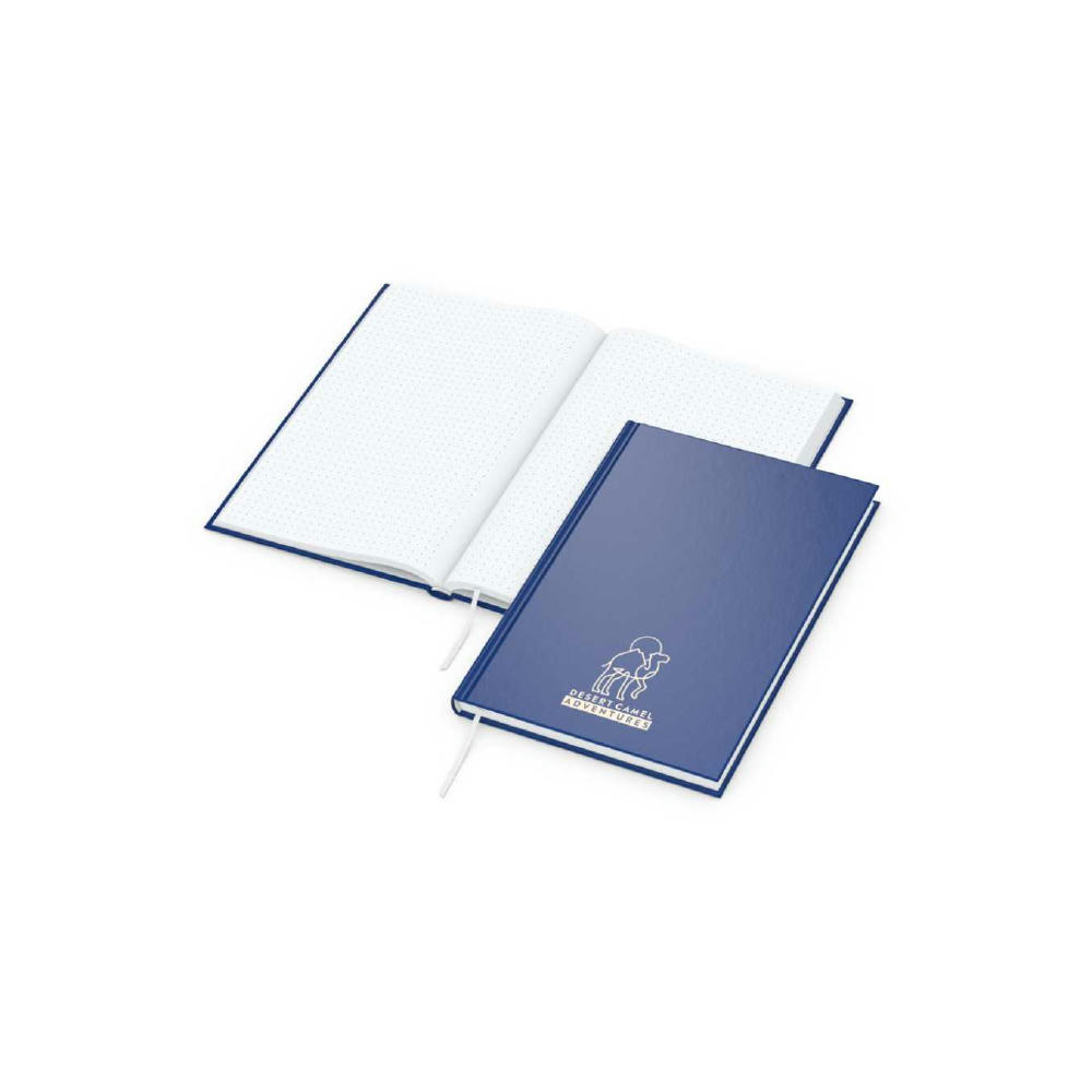 Notizbuch Note-Book Ecken spitz Hardcover matt-farbig