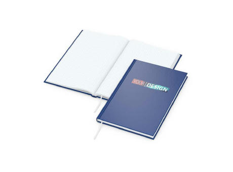 Notizbuch Note-Book Ecken spitz Hardcover matt-farbig