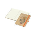 Notizbuch Match-Book Naturpapier-Hardcover individuell bedruckt
