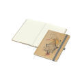 Notizbuch Match-Book Naturpapier-Hardcover individuell bedruckt