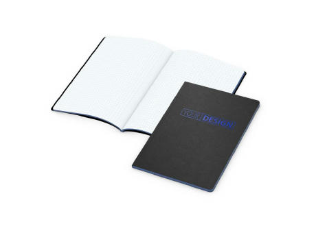 Notizbuch Tablet-Book Farbschnitt Naturkarton-Softcover schwarz