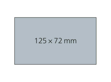Haftnotizblock Basic 125 × 72 mm Format länglich