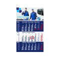 3-Monatskalender Einblatt Solid 3 Schrift fett