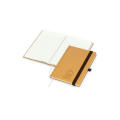 Notizbuch Organic-Book Recycling-Inhaltspapier Apfelleder-Hardcover farbig A5