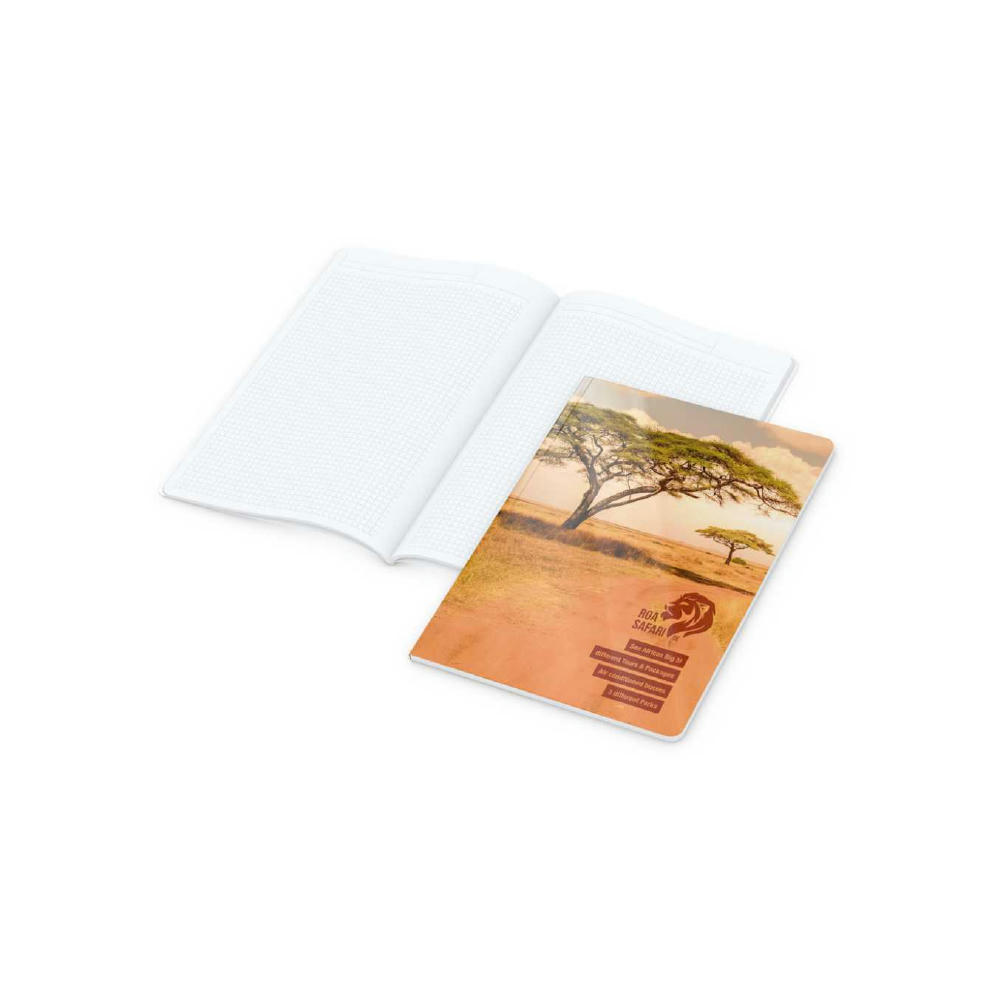 Notizbuch Copy-Book Umfang klein Karton-Softcover individuell bedruckt