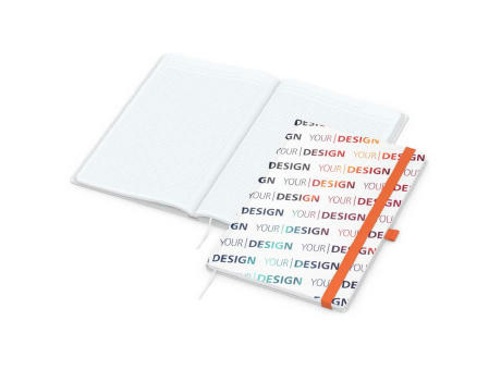 Notizbuch Match-Book Naturpapier-Hardcover individuell bedruckt