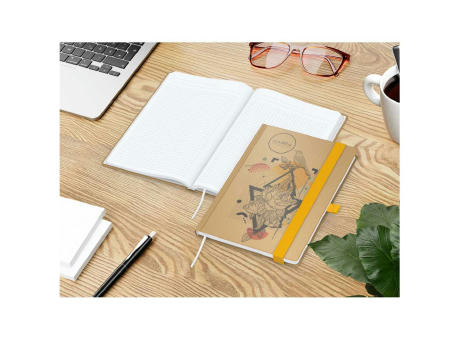Notizbuch Match-Book Naturpapier-Hardcover individuell bedruckt