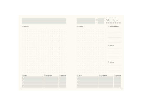 Notizbuch Hardcover orgaLine Mainbook Wochenplaner To-dos Prioritäten Ideen