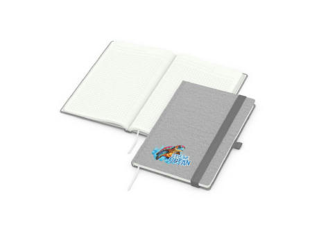 Notizbuch Ocean-Book Recycling-Inhaltspapier rPET-Hardcover farbig A5