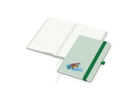 Notizbuch Ocean-Book Recycling-Inhaltspapier rPET-Hardcover farbig A5