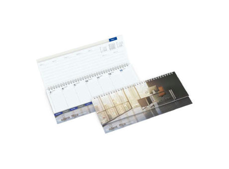 Tisch-Querkalender Master Monatsregister 1 Woche = 2 Seiten 8–21 Uhr