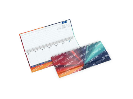 Tisch-Querkalender Master Monatsregister 1 Woche = 2 Seiten 8–21 Uhr