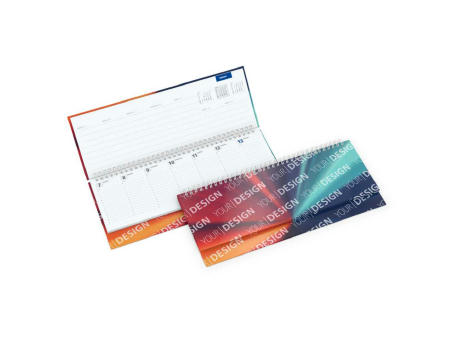 Tisch-Querkalender Master 1 Woche = 2 Seiten 8–21 Uhr