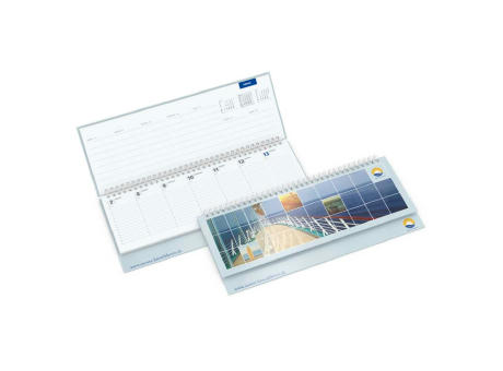 Tisch-Querkalender Master 1 Woche = 2 Seiten 8–21 Uhr